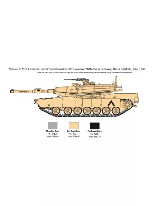 Italeri - M1 A2 Abrams With Infantry