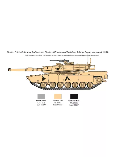 Italeri - M1 A2 Abrams With Infantry