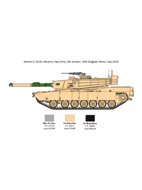 Italeri - M1 A2 Abrams With Infantry