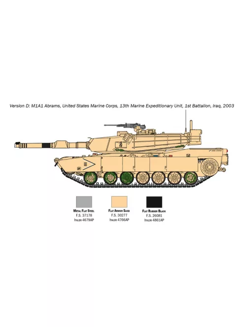 Italeri - M1 A2 Abrams With Infantry