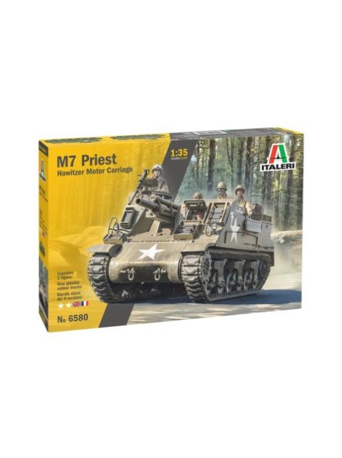 Italeri - M7 Priest Gun Motor Carriage - 1 Figure Included