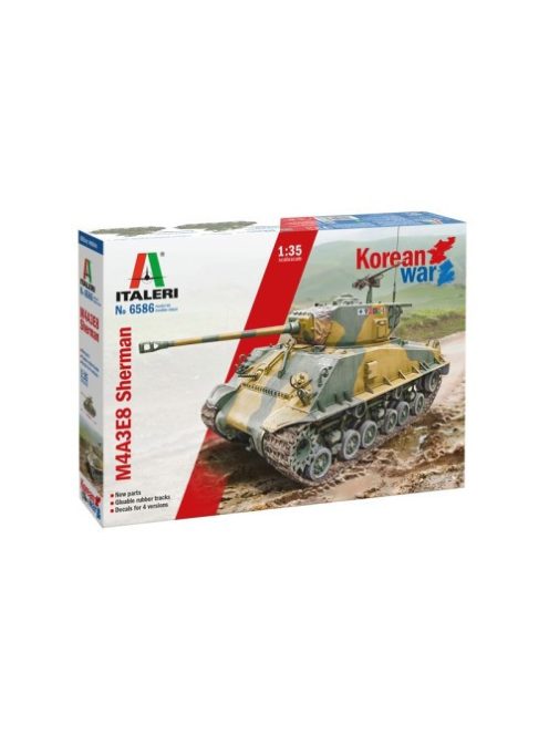 Italeri - M4A3E8 Shermanâ Korean War