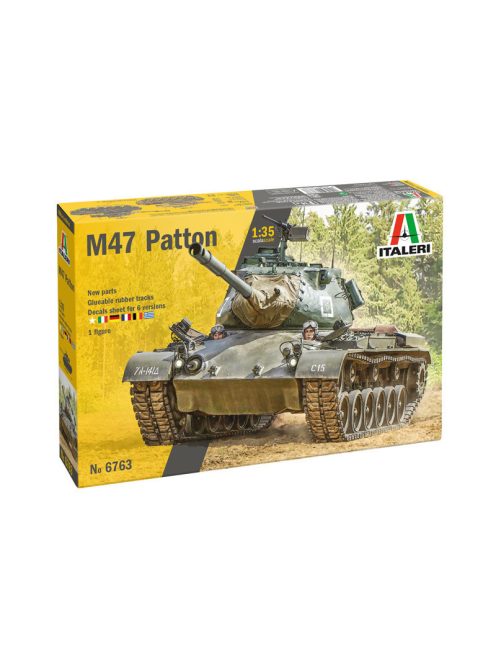 Italeri - 1:35 American Medium Tank M47 Patton - 1 figure