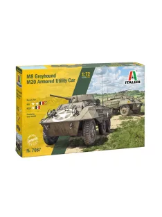   Italeri - American Armored Car M8 Greyhound / M20 Armored Utility Car