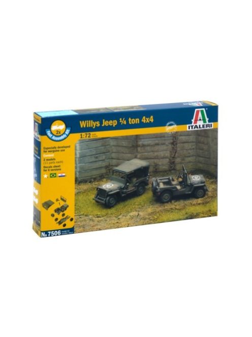 Italeri - Willys Jeep 1/4 Ton 4X4 - Fast Assembly