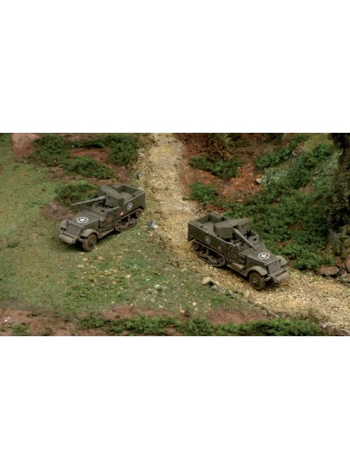 Italeri - Milit.Vehicles-M3 75Mm Gun Motor Carriage (2 Db Összepattintható)