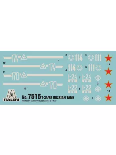 Italeri - Russian Tank T 34/85