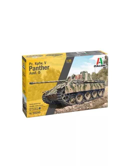 Italeri - 1:35 German Medium Tank Sd.Kfz.171 Panzerkampfwagen V Ausf.D Panther