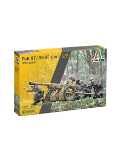   Italeri - 1:35 German Anti-Tank Gun Pak 97/38 AT with crew - 4 figures