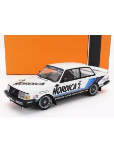   Ixo-Models - VOLVO 240 TURBO TEAM NORDICA RAS SPORT N 2 BRNO ETCC 1986 U.GRANBERG - T.LINDSTROM WHITE LIGHT BLUE