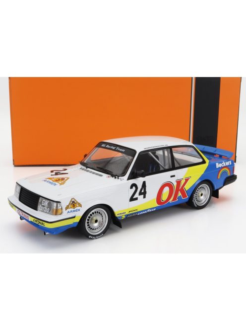 Ixo-Models - VOLVO 240 TURBO TEAM BECKERS N 24 NURBURGRING 1985 P.G.ANDERSSON WHITE YELLOW BLUE