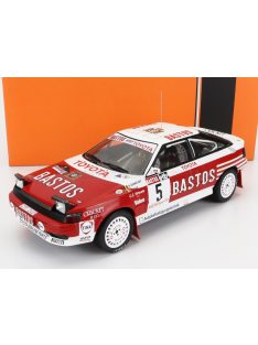   Ixo-Models - TOYOTA CELICA GT-FOUR ST165 BASTOS N 5 RALLY HASPENGOUW 1990 R.VERREYDT - G.BIAR RED WHITE