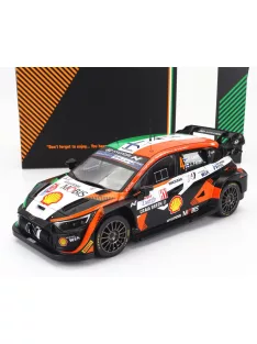   Ixo-Models - HYUNDAI i20 N RALLY1 TEAM SHELL MOBIS WRT N 4 RALLY CROATIA 2023 LAPPI ESAPEKKA - JANNE FERM GREEN BLACK ORANGE