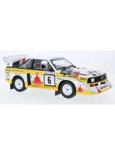   Ixo-Models - AUDI QUATTRO S1 E2 TEAM AUDI SPORT N 6 RALLY 1000 LAKES 1985 HANNU MIKKOLA - ARNE HERTZ WHITE YELLOW