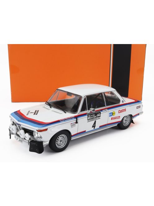 Ixo-Models - BMW 2002 TEAM BMW MOTORSPORT (night version) N 4 RALLY RAC 1973 BJORN WALDEGAARD - HANS THORSZELIUS WHITE