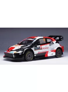   Ixo-Models - TOYOTA YARIS GR HYBRID RALLY1 TEAM TOYOTA GAZOO RACING WRT N 17 WINNER RALLY SAFARI 2023 SEBASTIAN OGIER - VINCENT LANDAIS WHITE RED BLACK