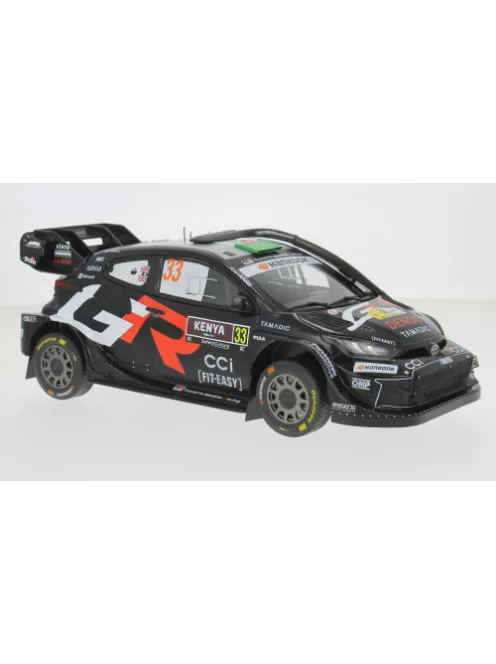 Ixo-Models - Toyota GR Yaris Rally1 Safari Rallye Kenia 2025 #33 E.Evans/S.Martin