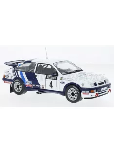   Ixo-Models - FORD ENGLAND SIERRA RS COSWORTH TEAM FORD MOTORSPORTS N 4 5th RALLY 1000 LAKES 1988 STIG BLOMQVIST - BENNY MELANDER WHITE BLUE