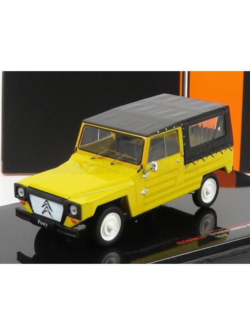 Ixo-Models - CITROEN NAMCO PONY CABRIOLET CLOSED 1975 YELLOW BLACK