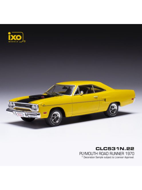Ixo-Models - 1:43 Plymouth Road runner, yellow, 1975