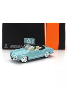   Ixo-Models - VOLKSWAGEN KARMANN GHIA CABRIOLET OPEN 1957 LIGHT BLUE
