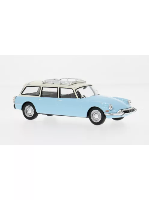 Ixo-Models - 1:43 Citroen ID 19 Break, Light Blue/White, 1960