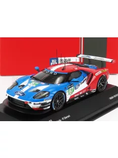   Ixo-Models - FORD USA GT 3.5L TURBO V6 TEAM FORD CHIP GANASSI UK N 67 LMGTE PRO 2nd 24h LE MANS 2017 H.TINCKNELL - A.PRIAULX - P.DERANI RED BLUE WHITE