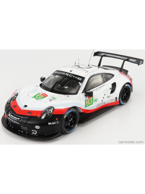 Ixo-Models - Porsche 911 991 Rsr Team Porsche Gt Lmgte Pro N 93 24H Le Mans 2018 P.Pilet - N.Tandy - E.Bamber White Black Red