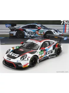   Ixo-Models - Porsche 911 991-2 Gt3 R Team Kues 75 Bernhard N 17 Adac Gt Masters Hockenheim 2020 K.Bachler - S.De Silvestro - Stefan Bellof Tribute Black White Red