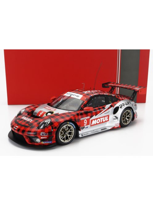 Ixo-Models - PORSCHE 911 991-2 GT3 R TEAM PFAFF MOTORSPORT N 9 GTD PRO CLASS 24h DAYTONA 2022 F.NASR - M.CAMPBELL - M.JAMINET RED BLACK SILVER
