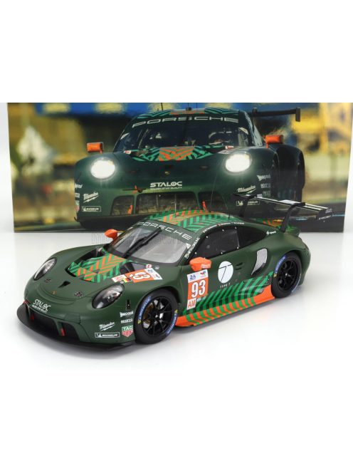 Ixo-Models - PORSCHE 911 991 RSR-19 4.2L TEAM PROTON COMPETITION N 93 24h LE MANS 2022 MICHAEL FASSBENDER - MATT CAMPBELL - ZACHARIE ROBICHON GREEN BLACK