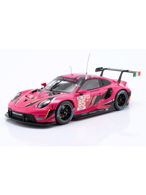 Ixo-Models - PORSCHE 911 991-2 RSR-19 4.2L TEAM IRON DAMES N 85 24h LE MANS 2023 SARAH BOVY - RAHEL FREY - MICHELLE GATTING FUCSIA