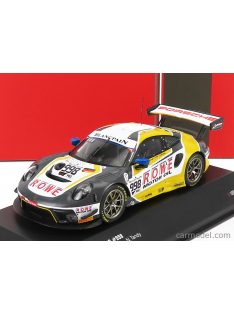   Ixo-Models - Porsche 911 991-2 Gt3 R Team Rowe Racing N 998 2Nd 24H Spa 2019 F.Makowiecki - P.Pilet - N.Tandy Grey White Yellow