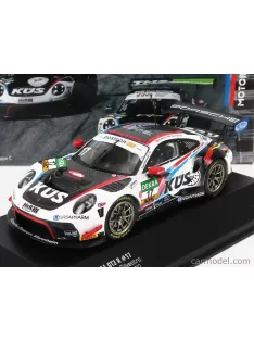   Ixo-Models - Porsche 911 991-2 Gt3 R Team Kues 75 Bernhard N 17 Adac Gt Masters Hockenheim 2020 K.Bachler - S.De Silvestro - Stefan Bellof Tribute Black White Red