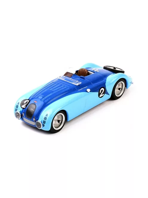 Ixo-Models - Bugatti Type 57G, RHD, No.2, 24h Le Mans J-P.Wimille/R.Benoist - 1937