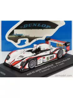   Ixo-Models - Audi R8 3.6L Turbo V8 Team Goh Audi Sport Japan N 5 Winner 24H Le Mans 2004 T.Kristensen - S.Ara - R.Capello White Red