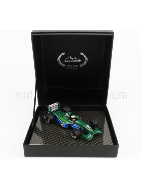 Ixo-Models - JORDAN F1 191 7UP JORDAN TEAM N 32 1st F1 GP BELGIUM 1991 MICHAEL SCHUMACHER GREEN