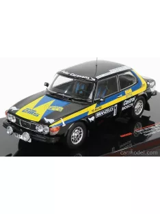   Ixo-Models - Saab 99 Ems N 1 Rally Sweden 1977 P.Eklund - B.Cedeberg Black Yellow Blue