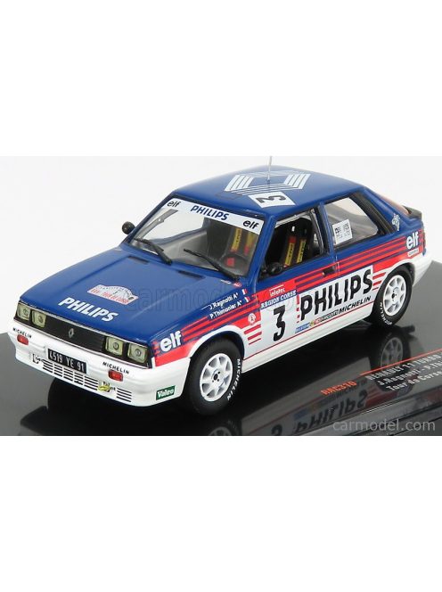 Ixo-Models - Renault R11 Turbo N 3 Rally Tour De Corse 1987 J.Ragnotti - P.Thimonier Blue White Red