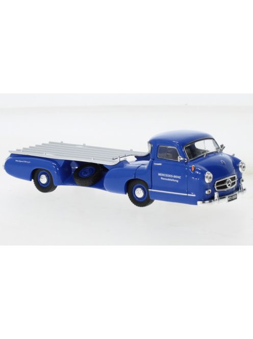 Ixo-Models - IXO, Mercedes Rennwagen-Schnelltransporter, 1955, Das blaue Wunder, 1:43