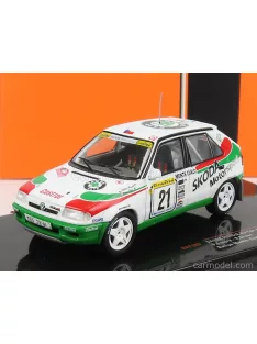   Ixo-Models - Skoda Felicia Team Skoda Motorsport N 21 Rally Montecarlo 1997 P.Sibera - P.Gross White Green Red