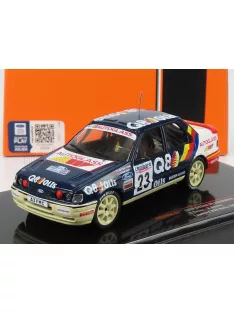   Ixo-Models - FORD ENGLAND SIERRA RS COSWORTH N 23 RALLY RAC LOMBARD 1991 G.EVANS - H.DAVIES BLUE WHITE