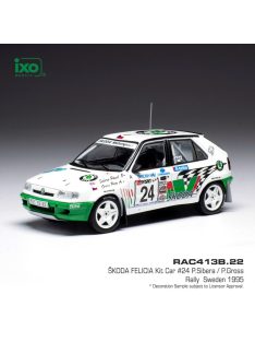   Ixo-Models - 1:43 Skoda Felicia Kit Car - No.24 - Rallye WM - Rally Schweden - P.Sibera/P.Gross - 1995