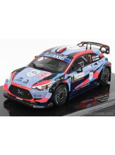   Ixo-Models - Hyundai I20 Coupe Wrc N 7 Rally Sardegna 2020 P.L.Loubet - V.Landais Light Blue Red Black