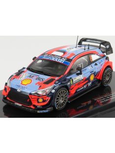  Ixo-Models - HYUNDAI i20 WRC COUPE TEAM SHELL MOBIS N 8 RALLY MONZA 2020 O.TANAK - M.JARVEOJA LIGHT BLUE RED BLACK