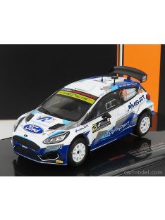   Ixo-Models - Ford England Fiesta R5 Mkii N 23 Winner Wrc2 Rally Acropolis 2021 N.Gryazin - K.Aleksandrov White Blue