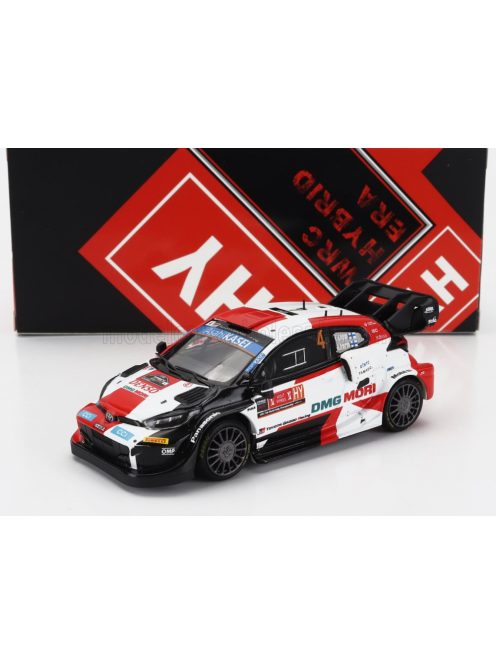 Ixo-Models - TOYOTA YARIS GR RALLY1 TEAM TOYOTA GAZOO RACING WRT N 3 RALLY YPRES 2022 LAPPI ESAPEKKA - JANNE FERM WHITE RED BLACK