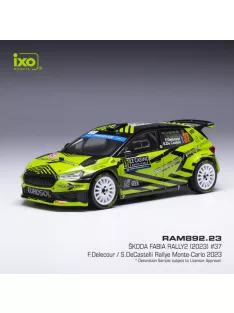   Ixo-Models - 1:43 Skoda Fabia RS Rally2, Team Toksport WRT2 #23 F.Delecour / S. De Castelli, Rallye WM, Rally Monte Carlo 2023 - IXO