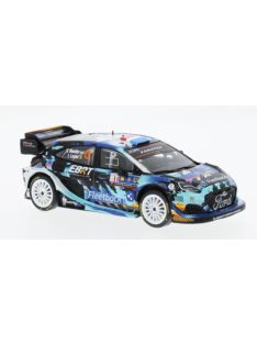   Ixo-Models - FORD ENGLAND PUMA RALLY1 TEAM RED BULL WORLD RALLY M-SPORT N 13 RALLY CENTRAL EUROPEAN 2023 MUNSTER GREGOIRE - LOUKA LOUIS 2 TONE BLUE