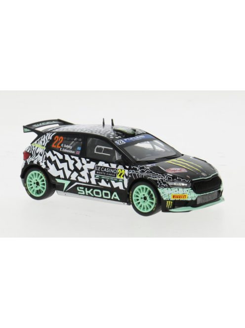 Ixo-Models - Skoda Fabia Rally2, WRC, Rallye Monte Carlo, 2024, #22, 1:43